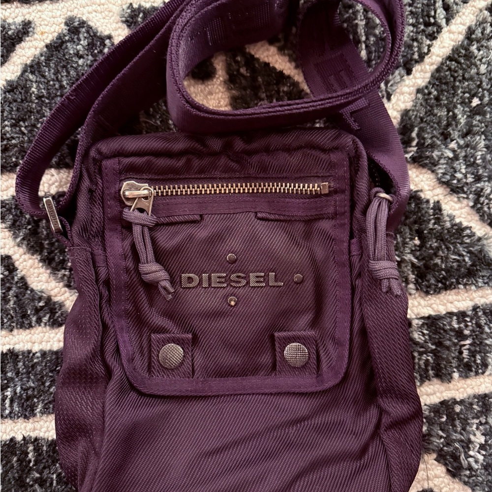 Diesel Deep Purple Unisex Messenger Bag